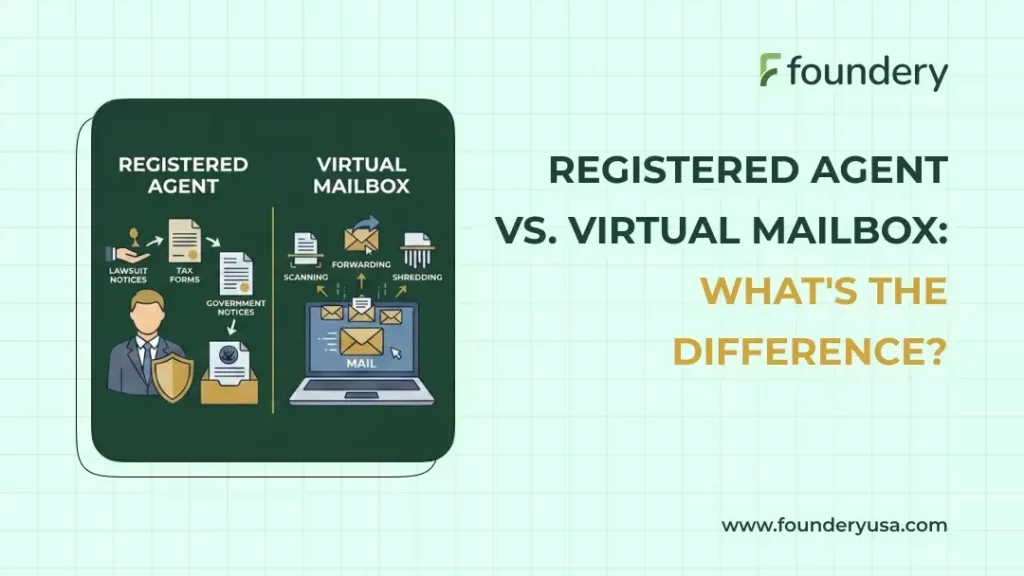 Registered Agent vs. Virtual Mailbox: Key differences for business mail and legal documents